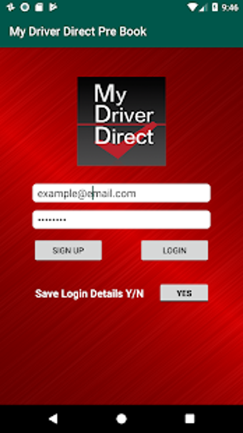 My Driver Direct Pre Book