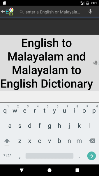 Malayalam Talking Dictionary