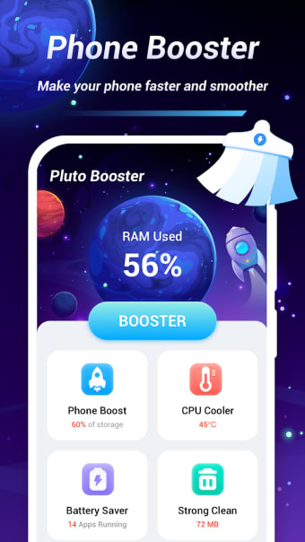 Pluto Booster - Phone Cleaner