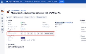 Jira story points