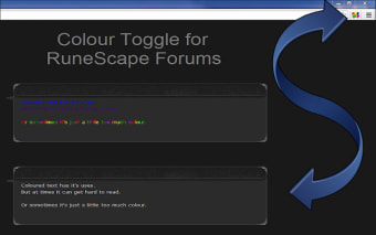 RuneScape Forum Colour Toggle