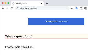 Detect Font