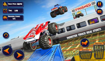US Monster Truck Driving: Impossible Truck Stunts