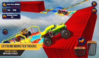 US Monster Truck Driving: Impossible Truck Stunts