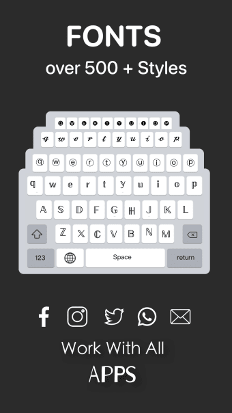 Fonts - keyboard Font Maker