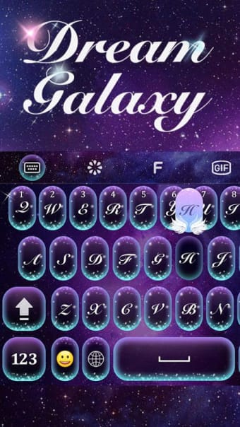 Galaxy Emoji Keyboard Theme