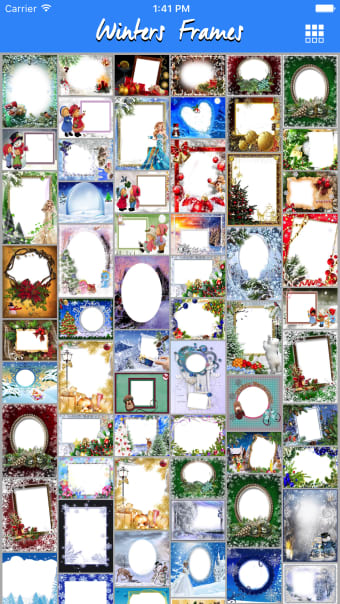 Winters Photo Frames  Snowfall Picture Effects