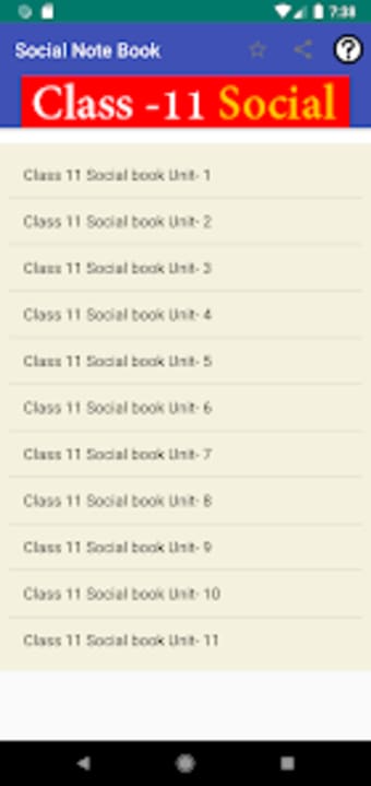 Class 11 Social Note Book 2080