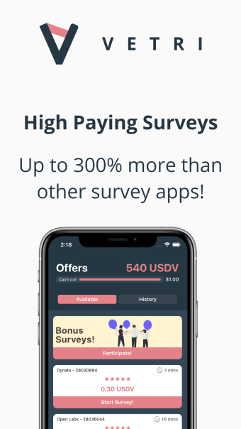 VETRI - High Paying Surveys
