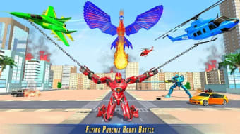 Flying Phoenix Robot Bike Game