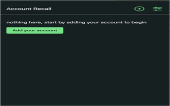 Account Recall