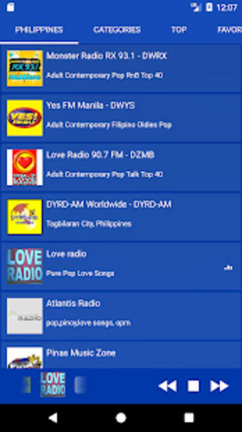 Philippines Radio - Live FM Player