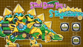 Steel Dino Toy: Mechanic Stegosaurus-2 player game