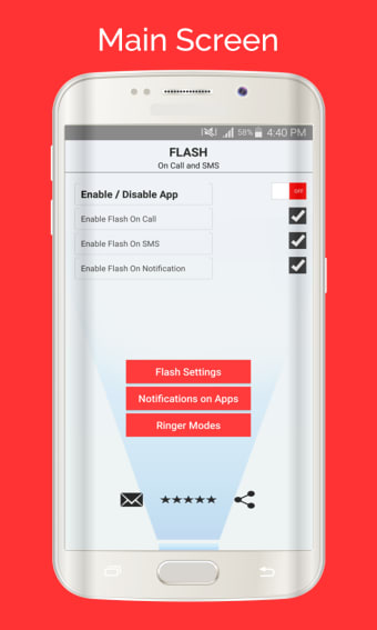 Flash On Call and SMS