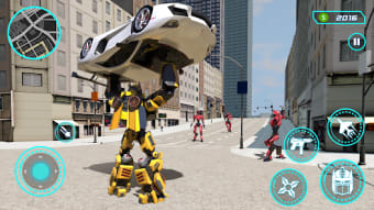 Robot Transform City Fight