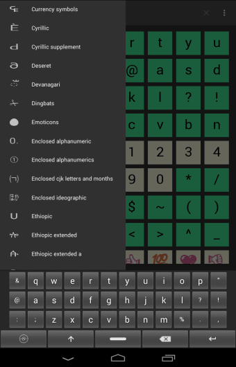 Custom Keyboard for Android - Symbol Shortcuts 2