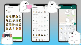 Bare Bears Stickers WAStickerApps