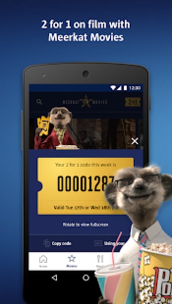 Meerkat - 2 for 1 on food and film
