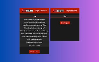 SeoSieuToc Backlink Checker