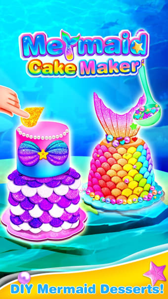 Mermaid Queen Cakes MakerComfy Cakes Baking Salon
