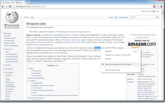 Amazon.co.uk - Search highlighted text