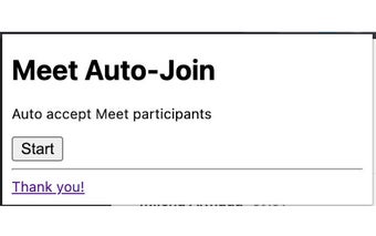 Meet Auto-Join