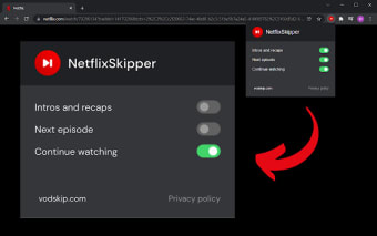 Netflix Skipper: skip intros, recaps & more