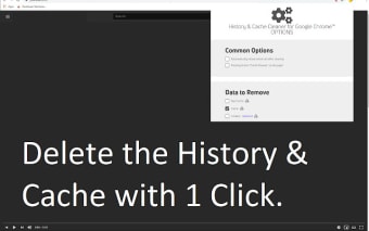 History & Cache Cleaner for Google Chrome™