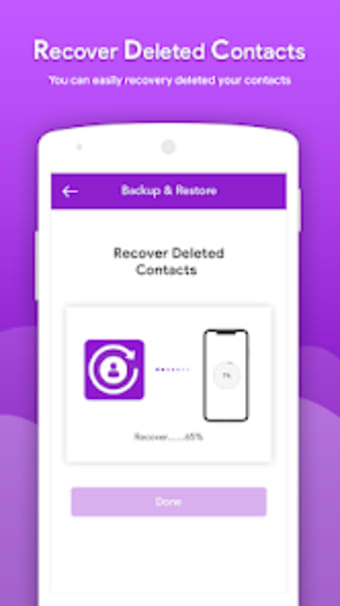 Deleted Contact Restore Backup