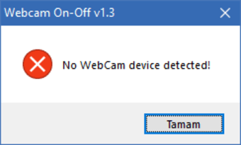 WebCam On-Off