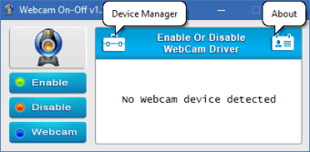 WebCam On-Off