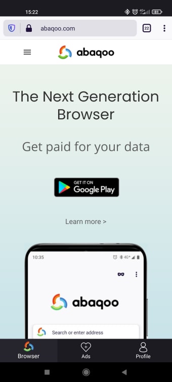 The Next Gen Browser - Get paid for your data