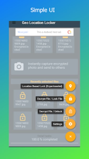 File Vault with Geo Encryption