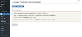 CSV Product Import Export for WooCommerce