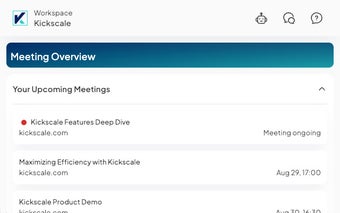 Kickscale Sales Meeting Assistant