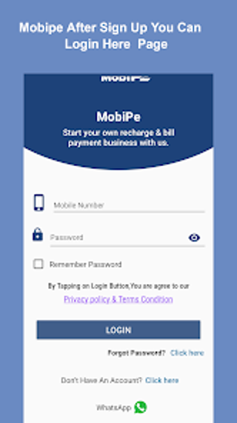 MobiPe Recharge Commission App