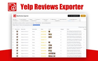 Yelp Reviews Exporter