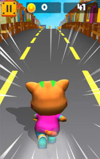 The Cat Runner 3D - Free Running Games