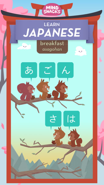 Learn Japanese by MindSnacks