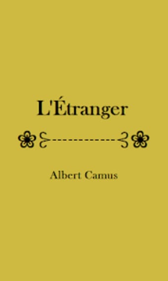 LÉtranger - eBook