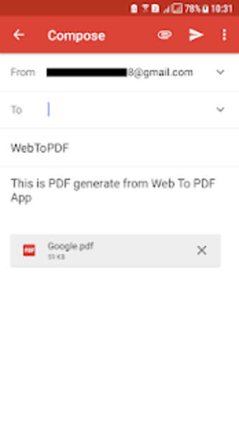 Webvert - Web to Pdf