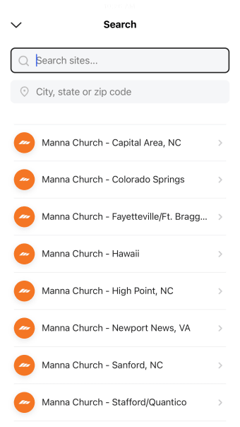 Manna Church App