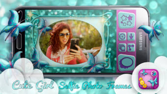 Cute Girl Selfie Photo Frames