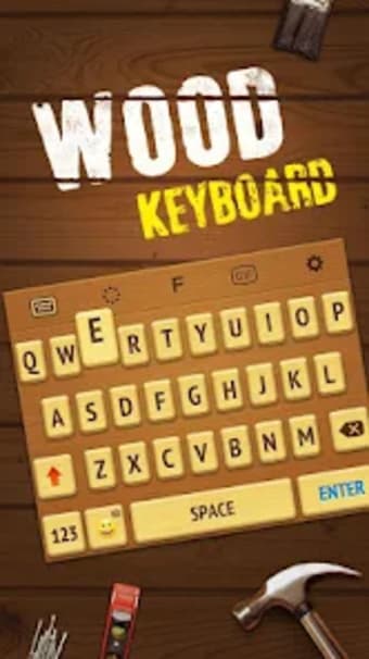Wood Keyboard Theme FREE