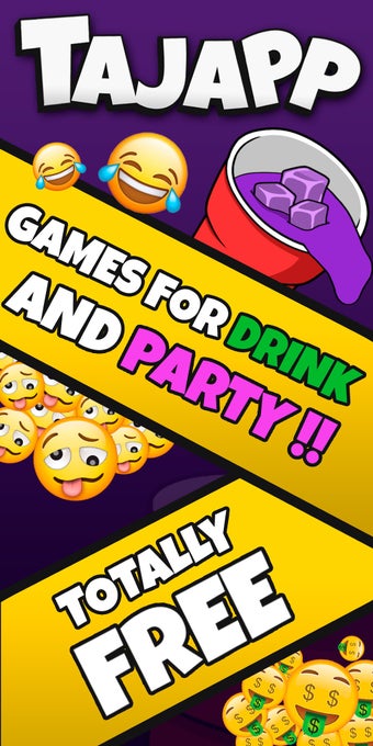 Tajapp drinking games