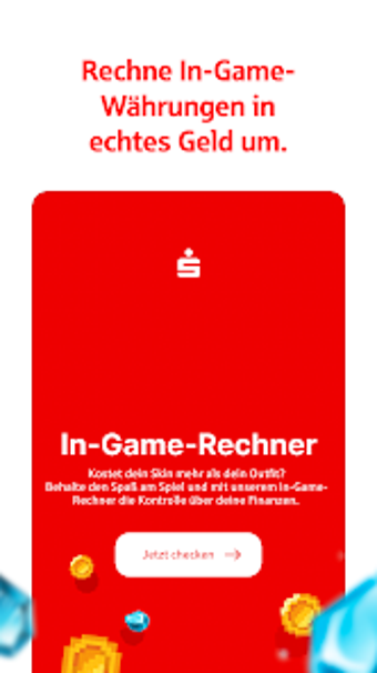 In-Game-Rechner der Sparkasse