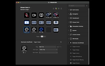 Restream Studio Controls for Stream Deck