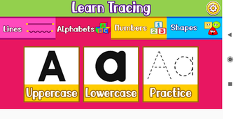 Kids Tracing Alphabets Number