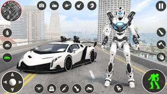 Robot Car Transform Car Game