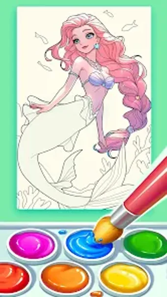 Princess Fantasy Coloring